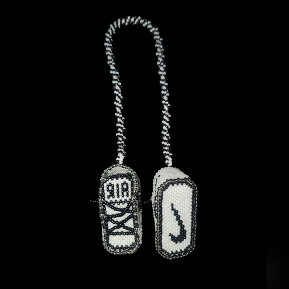 Beaded Nike Baby Shoes - Picture 3 of 3